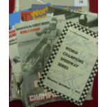 Speedway, a collection of Speedway Programmes and Emphera, to include 3 autographed programmes, New