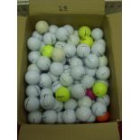 Golf, a collection of 200 used Golf balls, 100 Dunlop and Titleist Golf Balls, ideal for practice