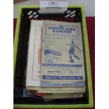 Leicester City, a collection of 150 away football programmes, mainly 1950's and 1960's