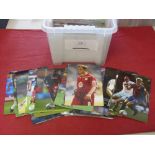 Autographs, a collection of 1500 signed 6" x 4", colour photographs, plain back, from various