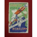 1948 FA Cup Final, Blackpool v Manchester Utd, a programme from the game played at Wembley, 24/04/