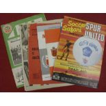 Manchester Utd, a collection of 10 away football programmes in various condition, 1983 Man Utd v
