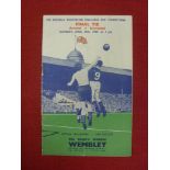 1950 FA Cup Final, Arsenal v Liverpool, a programme from the game played at Wembley on 29/04/1950,