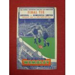 1952 FA Cup Final, Arsenal v Newcastle Utd, a programme for the game played at Wembley on 03/05/