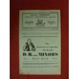 1933/34 Celtic v Hearts, a programme from the game played on 02/09/1933