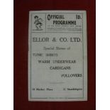 1936/37 Rugby League, Wigan v Halifax, a programme from the game played on 17/02/1937