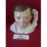 Manchester Utd, Sir Alex Ferguson, a large ceramic figure/jug, an original prototype, designed by