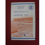 1948/49 FA Cup Semi-Final, Portsmouth v Leicester, a programme for the game played at Arsenal on