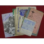 Millwall, a collection of 21 away football programmes, in various condition and from the 1940's