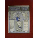 1938/39 Ipswich Town v Bristol Rovers, a programme from the game played on 01/10/1939