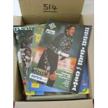 A collection of over 150 football programmes, all internationals including at least 30 issues from