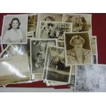 Film Memorabilia, A collection of 50 Black & White Photographic Images from the 1950's & 1960's, all