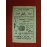 1932/33 Celtic v Morton, a programme from the game played on 27/08/1932