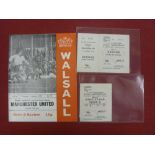 1974/1975 Walsall v Manchester United, In The 3rd Round Replay of the FA Cup facture, a match