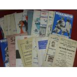 Rugby League, a collection of 22 programmes in various condition, to include 1947/48 Cumberland,