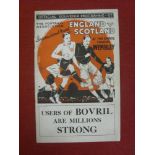 1934 England v Scotland, a programme from the game played at Wembley on 14/04/1934, v sl rusty