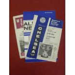 Football League Cup Finals, a collection of 3 football programmes, 1965 Chelsea v Leicester, 1966