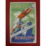 1948 FA Cup Final, Blackpool v Manchester Utd, a programme from the game played at Wembley on 24/