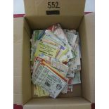 Swansea, a collection of over 400 home and away match tickets, mainly from the 1980's onwards,