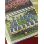 Autographs, a collection of 75 signed match magazines pictures, both teams and individual players,