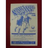 1938/38 QPR Reserves v Swansea Reserves, a programme from the game played on 27/11/1937, Rust