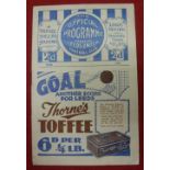 1930/1931 Leeds Utd v Chelsea, a programme from the game played on 22/11/1930