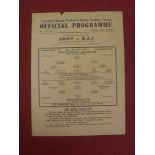 1939/40 Tottenham v Portsmouth, a programme from the League South 'C' game played on 11/05/1940,