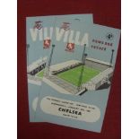 Aston Villa in the Football League Cup Semi-Finals, a pair of programmes, 1962/63 Aston Villa v