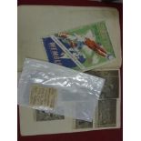 1948 FA Cup Final, Man Utd v Blackpool, a programme and ticket from the game played at Wembley on