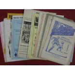 A collection of 76 reserve/non league programmes to include 1940's (3), 1950's (11), 1960's (25),