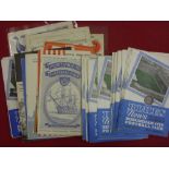 Birmingham City, a collection of 97 home & away programmes from 1956/57 (54), 1957/58 (43) in