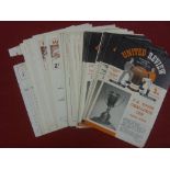 Manchester Utd Youth, a collection of 40 youth home football programmes from the 1950's onwards in