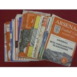 A collection of 67 Football programmes in various condition, some poor, from the 1950's