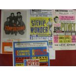 Pop Music Memorabilia, a collection of 4 Pop Flyers, advertising future concerts, Gene Pitney,