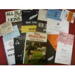 Rugby Union, The New Zealand All Blacks Tour of Britain, during 1972/73, a collection of programmes,