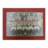 1918/19 Liverpool FC, an original unused postcard with 11 players, no writing