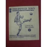 1936/1937 FA Cup Semi-Final, Sunderland v Millwall, a programme from the game played at Huddersfield