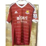 2014/15 West Ham, a match worn home shirt, Premier League, by Number 2 Reid, the shirt has been