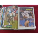 Autographs, a collection of 608 signed magazine pictures, from Shoot, Goal, Charles Buchan or