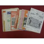 A collection of 50 football programmes, in various condition, all from the 1950's, including 1953/54