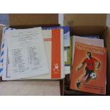 A collection of 449 football programmes, an extremly diversified collection of one per club football