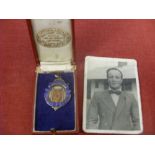 1950/51 Rugby League, a Lancashire Rugby League, Gold Winners Medal, as won by AE Johnson of