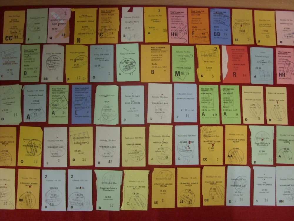 Pop Music Memorabilia, a collection of over 170 ticket stubs from Pop Concerts held at the - Image 6 of 14