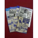 Ipswich town, a collection of 6 handbooks, 1948/49, 1949/50, 1961/62, 1962/63, 1963/64 and 1964/65