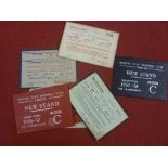 Bristol City, a collection of 8 season tickets or passes, 1924/25, 1939/40, 1953/54, 1954/55, 1955/