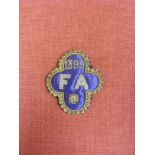 1899 FA Cup Final, Sheffield Utd v Derby County, a Football Association Stewards Badge as given