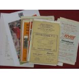 A collection of 100 football programmes from Reserve teams, non-league etc, from the 1950's onwards