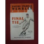 1939 FA Cup Final, Portsmouh v Wolves, a programme from the game played at Wembley on 29/04/1939,