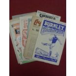 1948/49 Birmingham City, a collection of 16 away programmes in various condition, Burnley, Charlton,