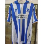 2012/13 Brighton, a match worn, home shirt, as worn for the FA Cup game against Arsenal, on 26/12/